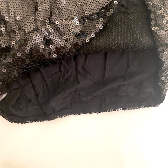 TART black sequin skirt - Picture 3 of 5